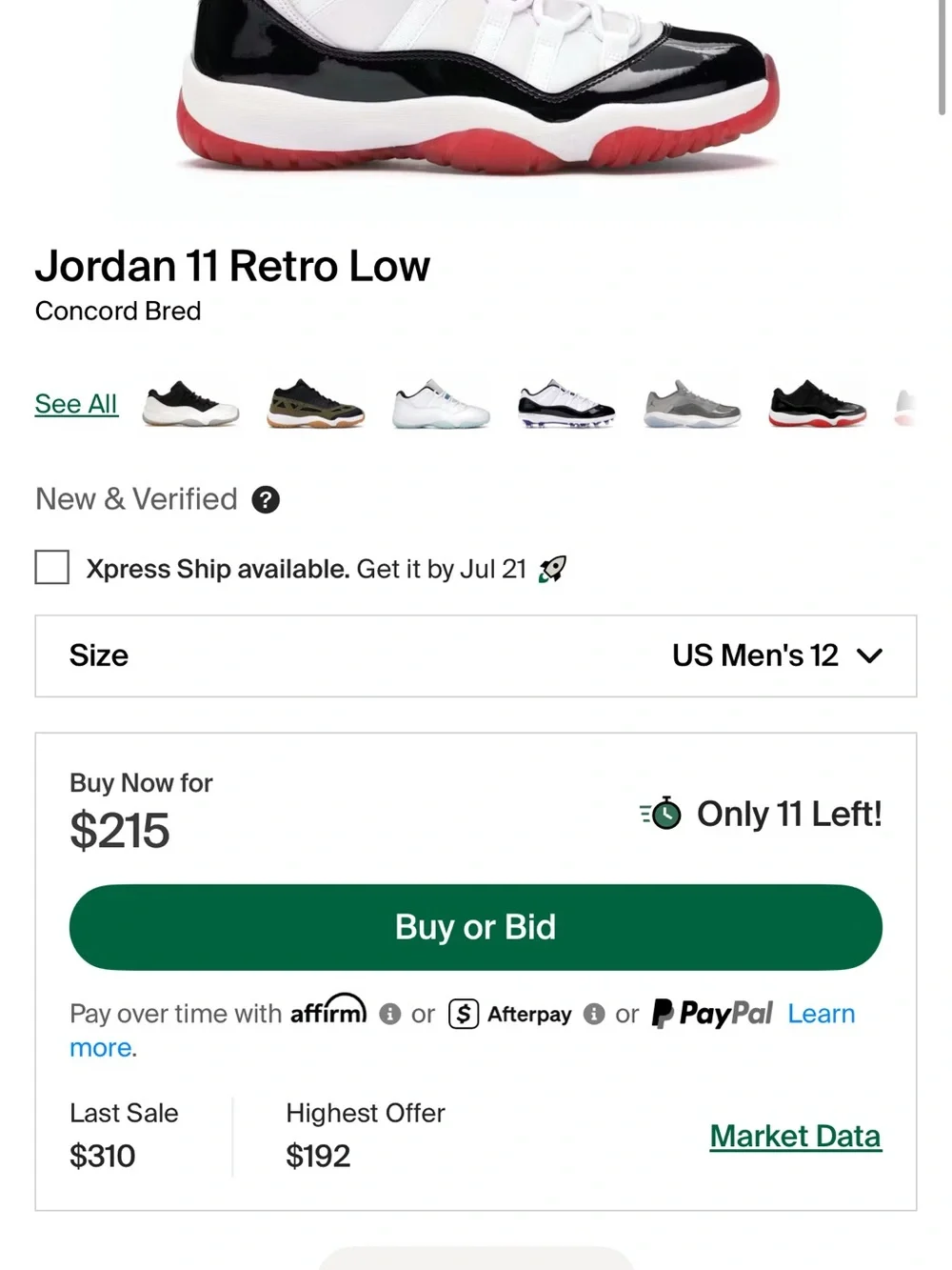 Jordan 11 Low